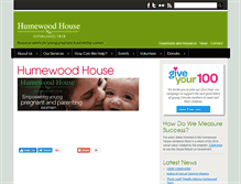 Tablet Screenshot of humewoodhouse.com